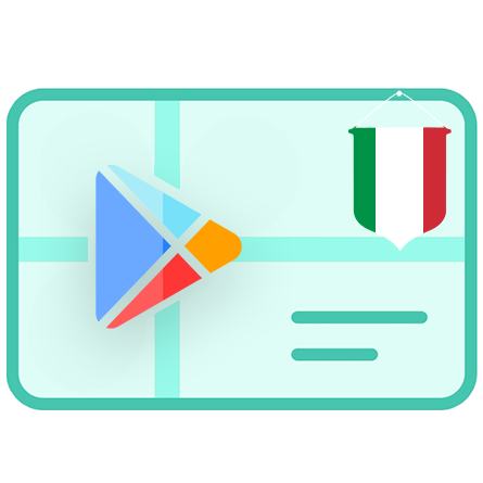 گیفت کارت گوگل پلی ایتالیا
